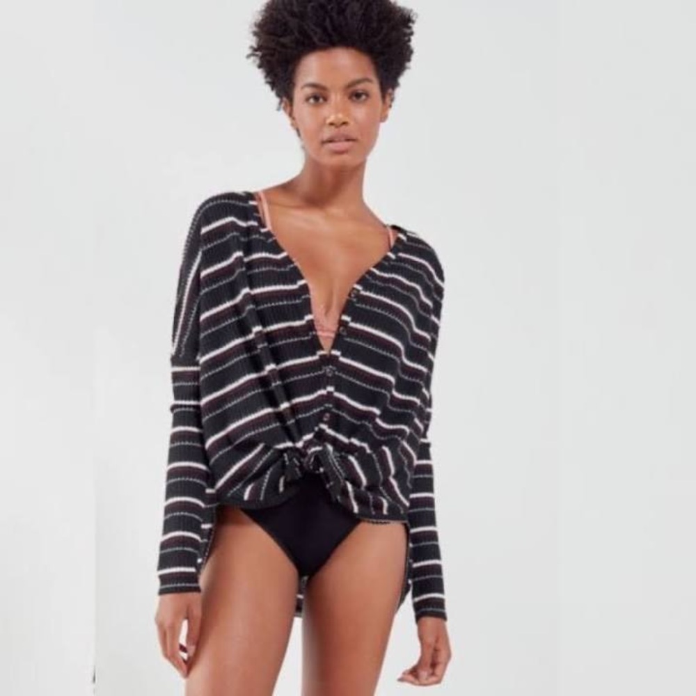 Urban Outfitters Striped Knotted Jojo Thermal